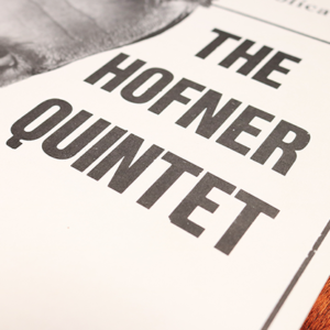 The Hofner Quintet by John Hofner - Book