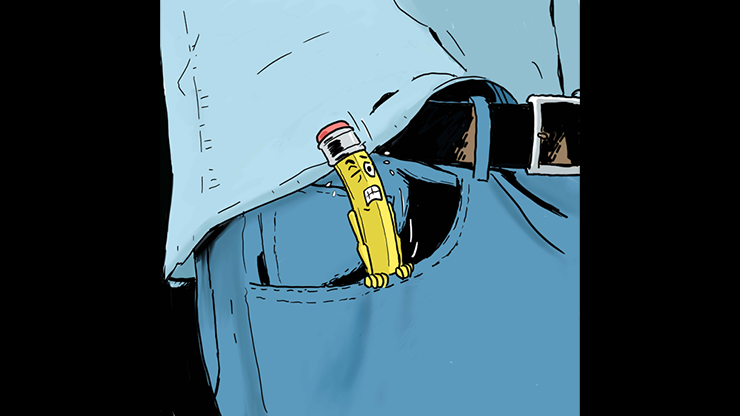 Rising Pencil From Pocket by Armen 艩kobalj video DOWNLOAD