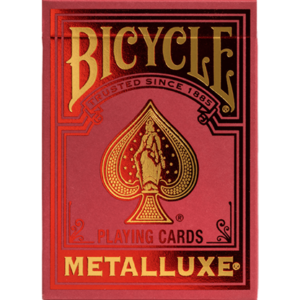 Bicycle Metalluxe Red Playing Cards by US Playing Card Co.