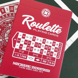 Roulette (Red) Playing Cards by Mechanic Industries