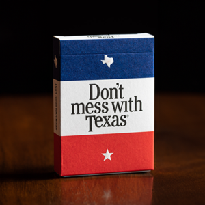 DON'T MESS WITH TEXAS鈩?PLAYING CARDS by Fultons