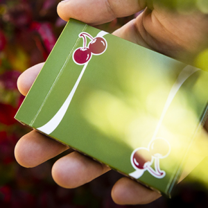 Cherry Casino (Sahara Green) Playing Cards by Pure Imagination Projects
