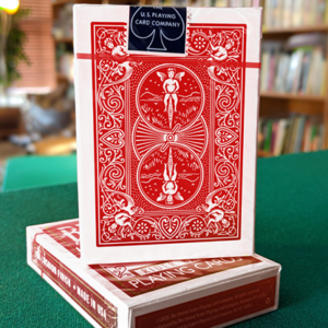 Experts Thin Crushed Printed on Web Press Rider Back Back (Red) Playing Cards