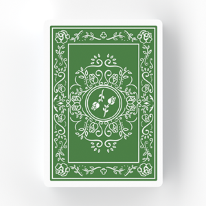 BLACK ROSES IMMERGR脺N Playing Cards