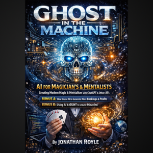 Ghost in the Machine AI for Magicians and MentalistsCreating Modern Magic & Mentalism with ChatGPT & Other AI's by Jonathan Royle eBook DOWNLOAD