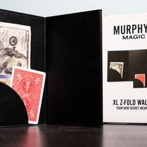 XL Z Fold Wallet (Magnetic Locking) by Murphy's Magic